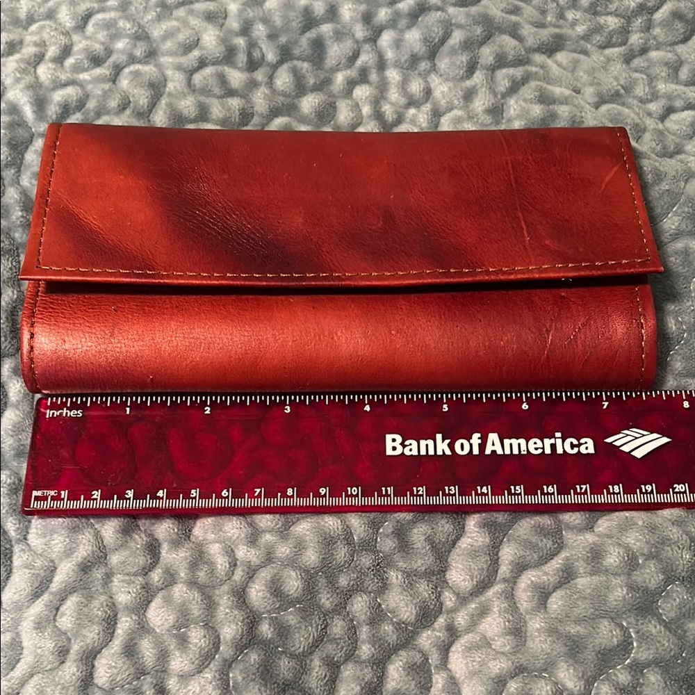 Rustic Leather Wallet Puerto Rico - Picture 2 of 7
